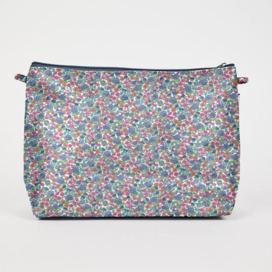 Trousse de toilette pastel fleuri