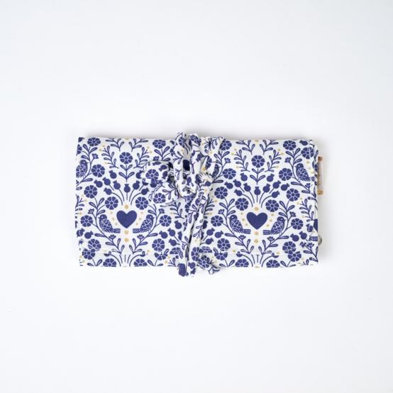 Pochette à bijoux scandinavia bleu