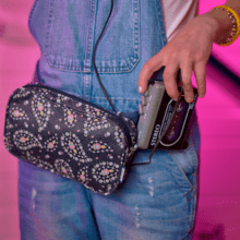 Pochette banane bleudana