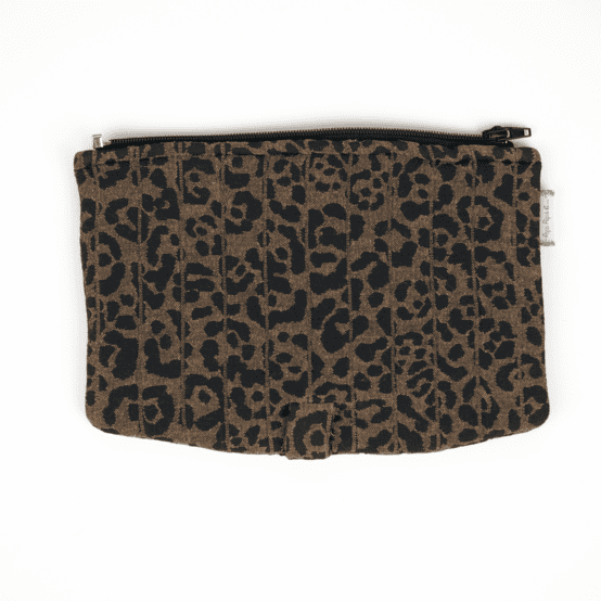 Rabat sac compagnon leopard matelassé moka