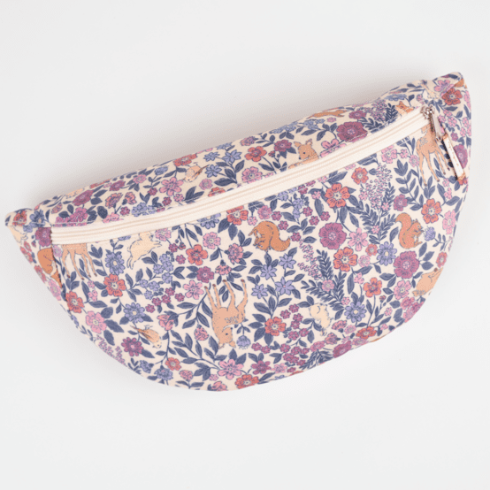 Petit sac banane comptine enchantée rose