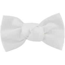 Barrette petit noeud blanc