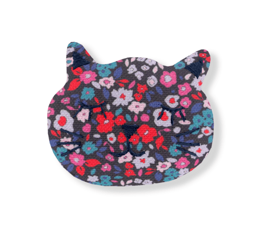 Barrette miaou romance fleurie