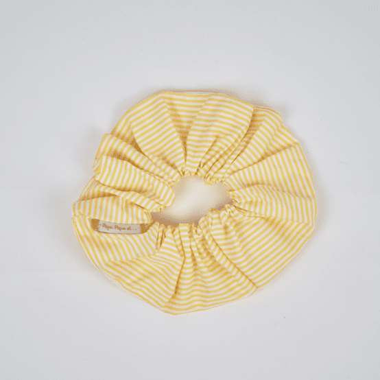 Chouchou rayé jaune