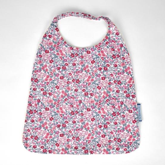 Serviette enfant élastique rose grenadine