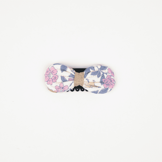 Barrette Noeud Anti-Glisse comptine enchantée rose