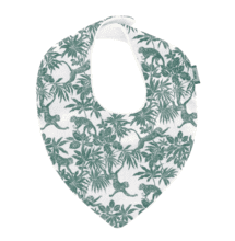 Bavoir bandana jungle vintage