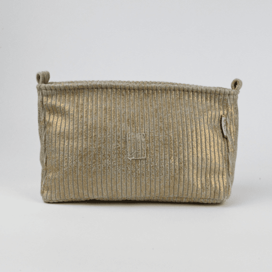 Base sac compagnon  velours côtelé large doré