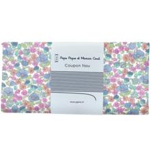 Coupon tissu 50 cm pastel fleuri