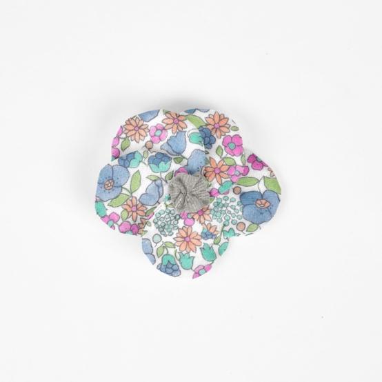 Petite Barrette Pétales de Fleur pastel fleuri