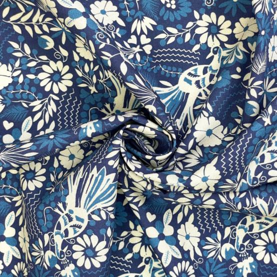 Tissu coton au mètre parade royale