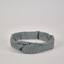 Bandeau vintage vichy noir