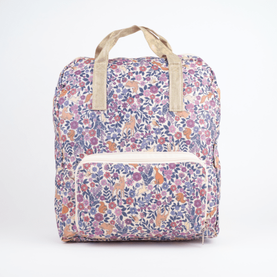 Sac à dos pliable Gaby comptine enchantée rose