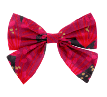 Barrette noeud papillon féérie fuchsia