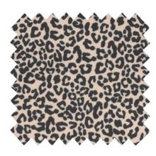 Tissu jersey léopard beige noir