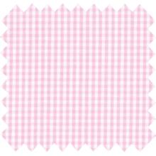 Tissu coton au mètre vichy rose