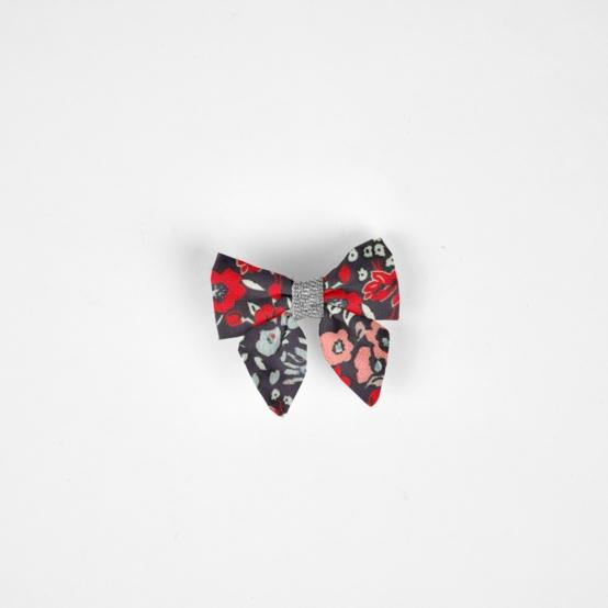 Barrette Mini Noeud Papillon jardin d'aurore