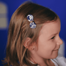 Barrette Noeud Anti-Glisse scandinavia bleu