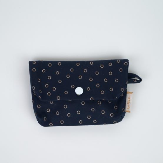 Pochette Savon bulle bronze marine