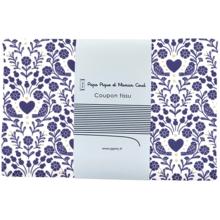 Coupon tissu 1 m scandinavia bleu