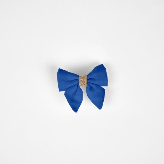 Barrette Mini Noeud Papillon bleu navy
