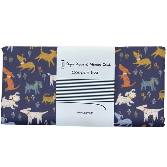 Coupon tissu 50 cm copain canin