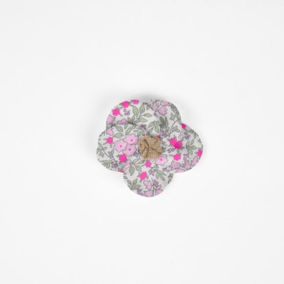 Petite Barrette Pétales de Fleur serenade fluo