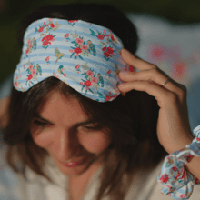 Masque de nuit horizons fleuris