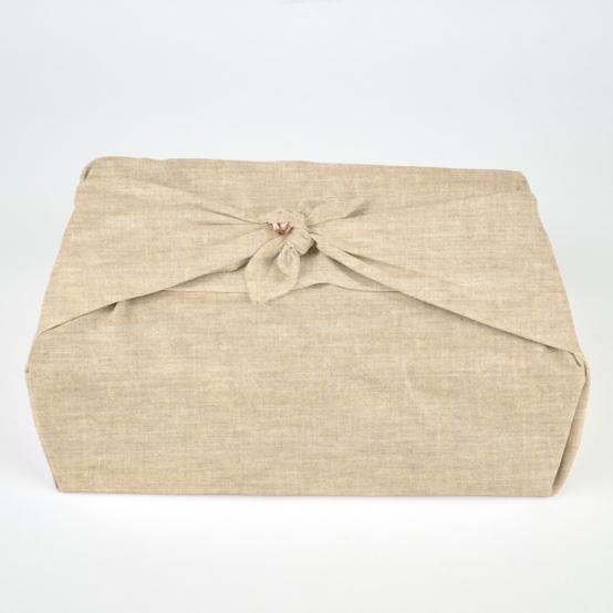 Furoshiki grand 73 x 73 cm  lin pailleté