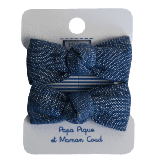 Mousse petit noeud jean fin