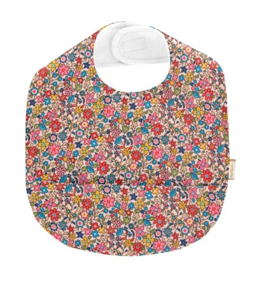 Bavoir tissu plastifié mille et une fleurs