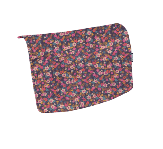 Rabat besace carré grand hippie fleurie