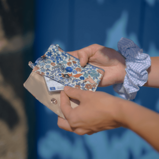 Mini pochette porte-monnaie comptine enchantée