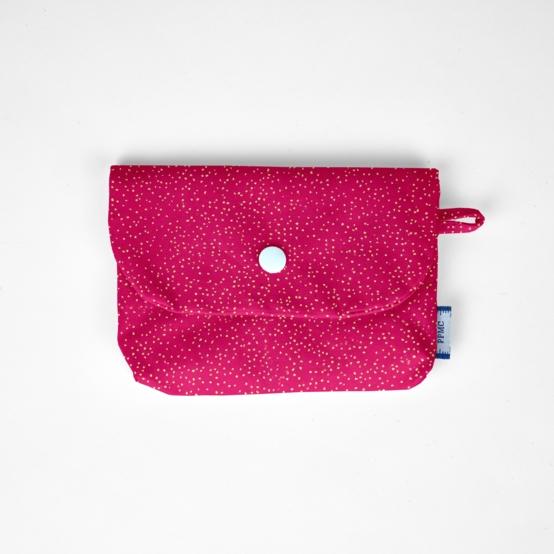 Pochette Savon fuchsia pailleté