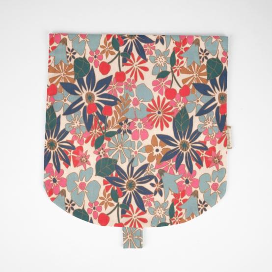 Rabat petite besace cerise en fleur