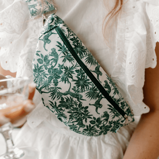 Petit sac banane jungle vintage