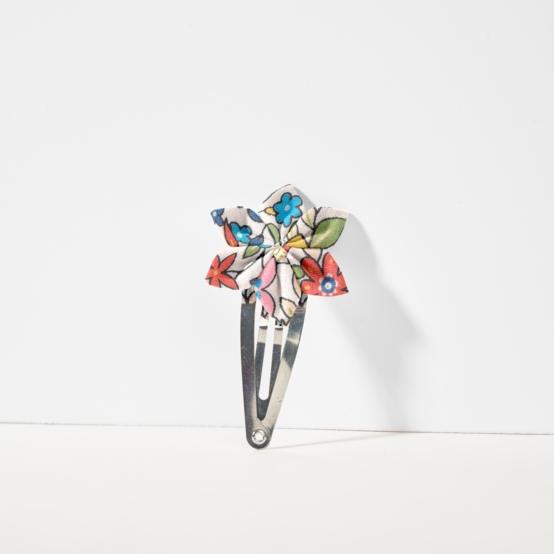 Barrette clic-clac fleur étoile mille et une fleurs