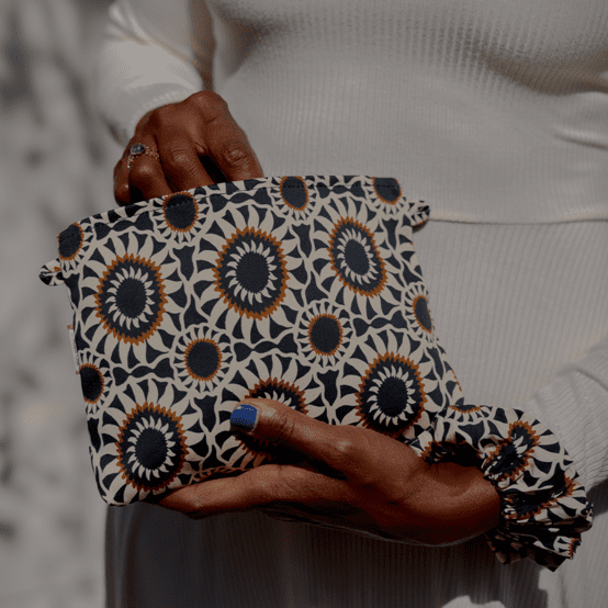 Pochette tissu attrape soleil