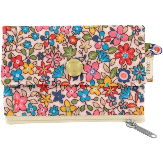Mini pochette porte-monnaie mille et une fleurs