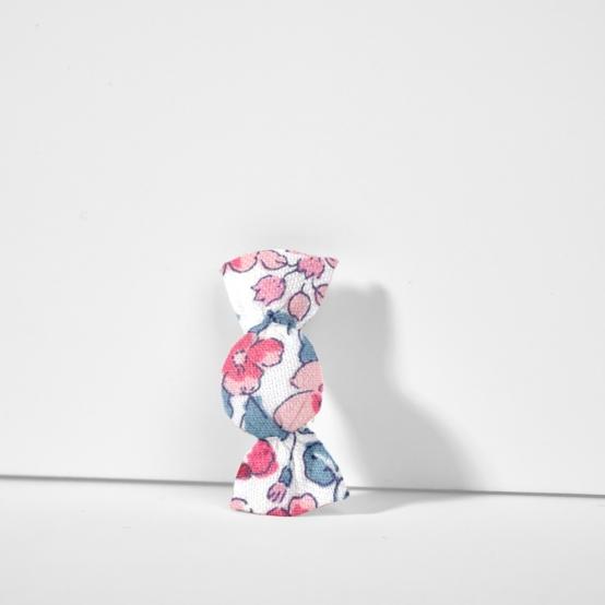 Petite barrette mini bonbon rose grenadine