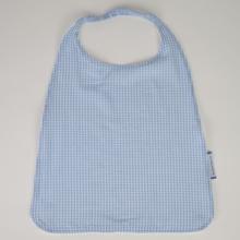 Serviette enfant élastique vichy ciel