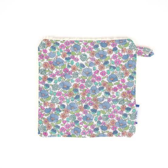 Carré Démaquillant Lavable pastel fleuri