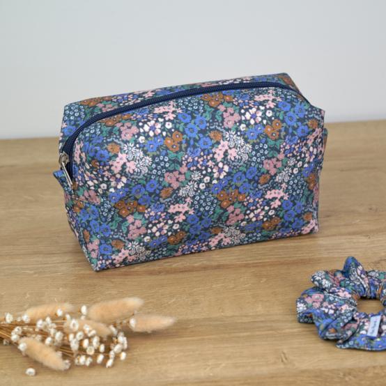 Trousse de toilette rectangle monet lilas