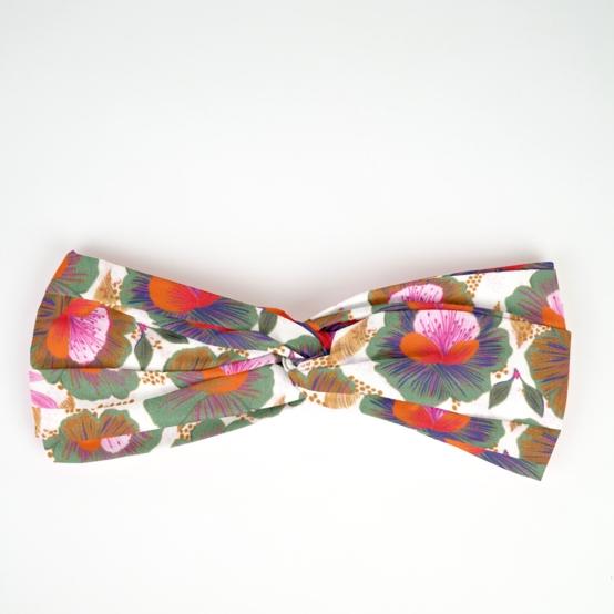 Bandeau croisé fleur de thé