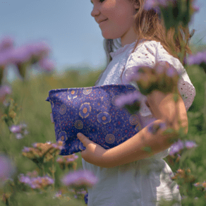 Pochette tissu lavandula