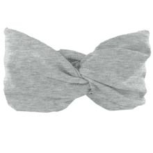 Bandeau Jersey Croisé Enfant gris chiné