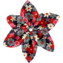 Barrette fleur étoile 4 tapis rouge