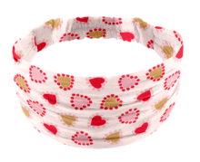 Bandeau fichu Enfant petits coeurs