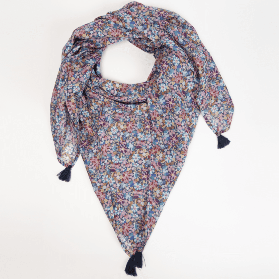 Foulard pompon bloom 70