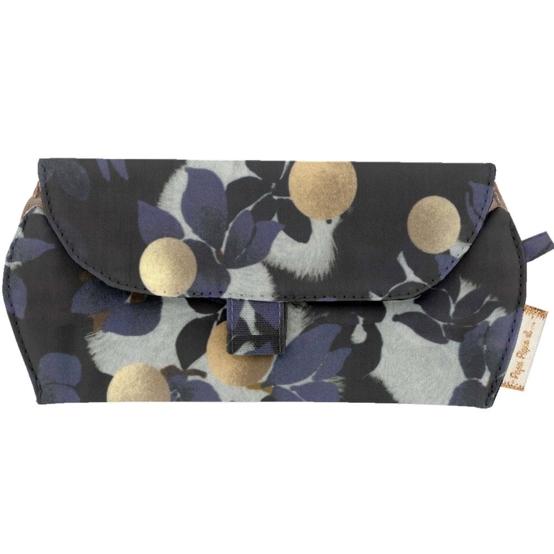 Etui à lunettes flocon doré